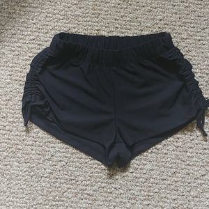 Girls Black Dance Shorts